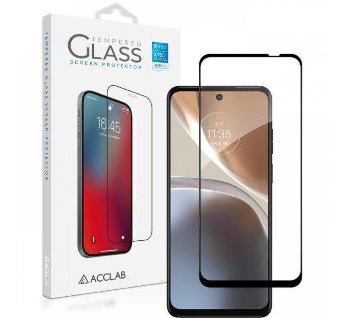 Стекло защитное ACCLAB Full Glue MOTO G32 Black (1283126544309)