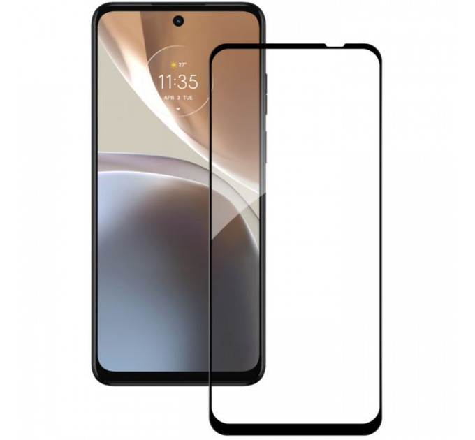 Стекло защитное ACCLAB Full Glue MOTO G32 Black (1283126544309)