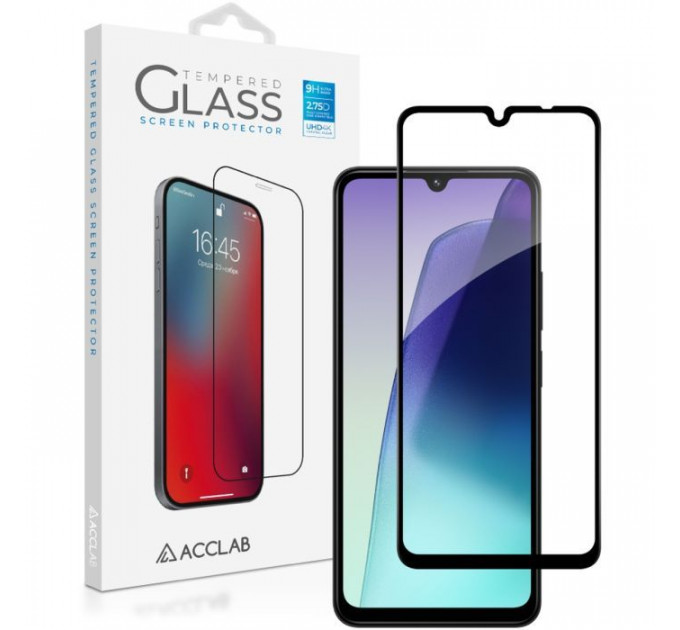 Скло захисне ACCLAB Full Glue Xiaomi Redmi 14C Black (1283126598838)
