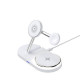 Зарядний пристрій Armorstandart Wireless Charging H101 3 in 1 Magnetic White (ARM78102)