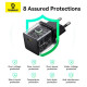 Зарядний пристрій Baseus Palm Fast Charger 1C 20W + Cable 1.0m Type-C 60W black (P10111602113-01)