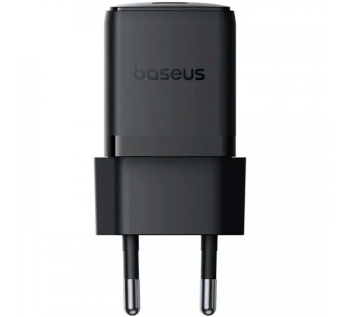 Зарядний пристрій Baseus Palm Fast Charger 1C 20W + Cable 1.0m Type-C 60W black (P10111602113-01)