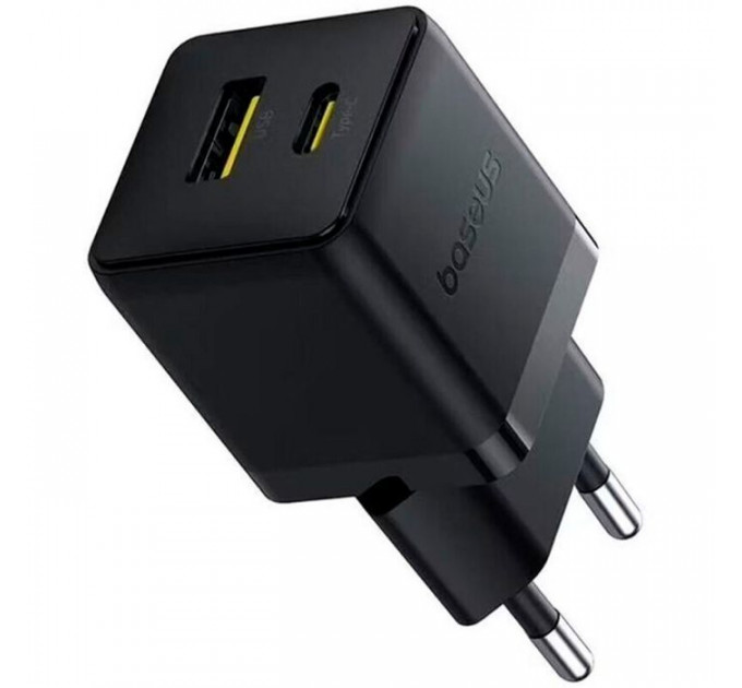 Зарядний пристрій Baseus Palm Fast Charger C+U 30W cluster black (P1011160A113-00) Зарядний пристрій Baseus Palm Fast Charger C+U 30W cluster black (P1011160A113-00)