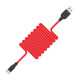 Дата кабель USB 2.0 AM to USB-C 1.0m 2A silicone X21 black+red HOCO (6957531071419)