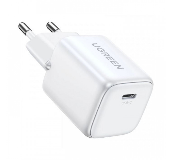 Зарядное устройство для устройства Ugreen CD319 Nexode Mini USB-C PD30W GaN White (15326)