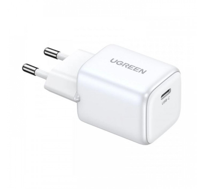 Зарядное устройство для устройства Ugreen CD319 Nexode Mini USB-C PD30W GaN White (15326)