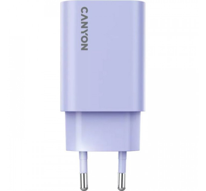Зарядний пристрій Canyon 30CL OnCharge USB-C PD30W Purple (CNE-CHA30CLPU)