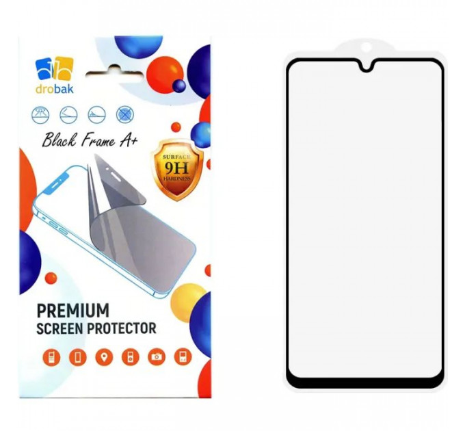 Стекло защитное Drobak Samsung Galaxy A26 Black Frame A+ (383867)