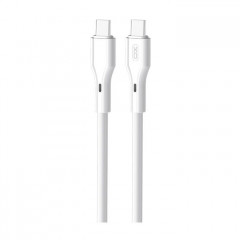 Дата кабель USB-C to USB-C 1.0m 60W Rock XO (NBQ231B_White)