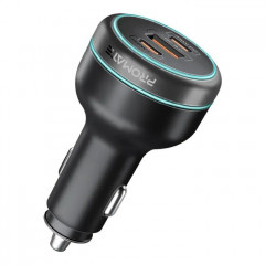 Зарядний пристрій Promate 2xUSB-C PD + USB-A QC3.0 (powerdrive-230)