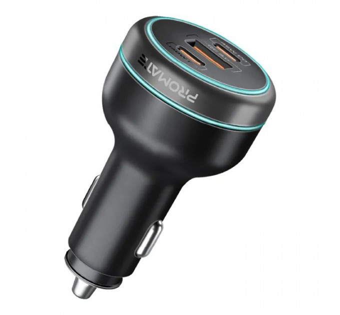 Зарядное устройство Promate 2xUSB-C PD+USB-A QC3.0 (powerdrive-230)