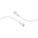 Дата кабель USB-C to USB-C 2.0m 60W PD EcoLine-CC200 white Promate (ecoline-cc200.white)