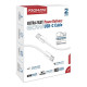 Дата кабель USB-C to USB-C 2.0m 60W PD EcoLine-CC200 white Promate (ecoline-cc200.white)