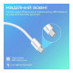 Дата кабель USB-C to USB-C 2.0m 60W PD EcoLine-CC200 white Promate (ecoline-cc200.white)