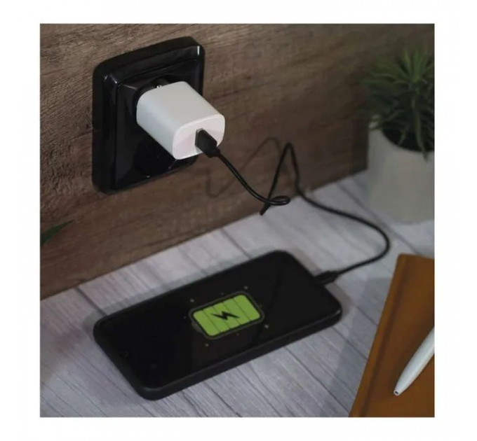 Зарядний пристрій EMOS V01B10 USB-A 10W (V01B10)