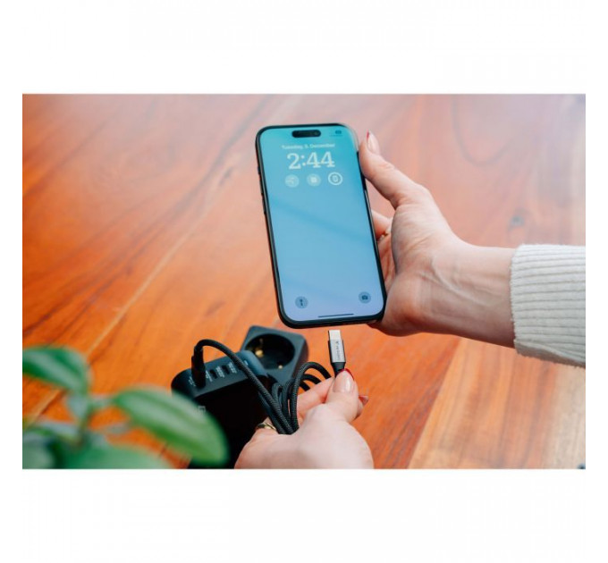 Дата кабель USB-C to USB-C 1.2m 100W black Verbatim (31846)