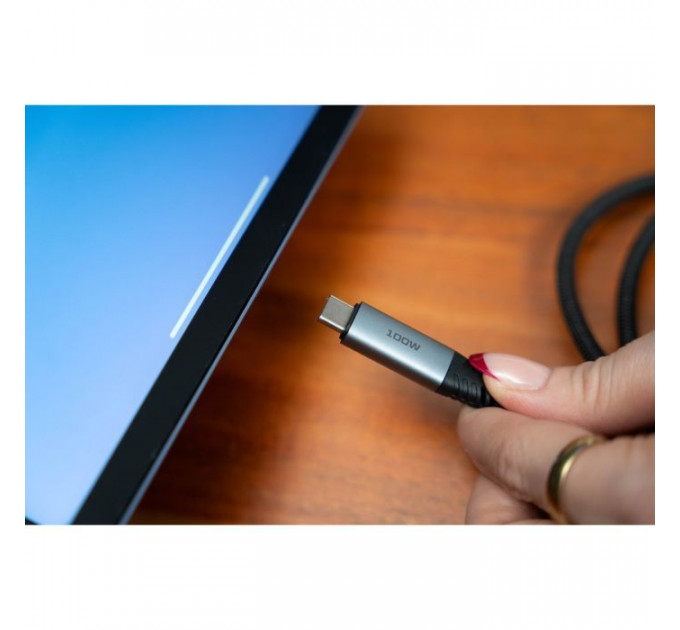 Дата кабель USB-C to USB-C 1.2m 100W black Verbatim (31846)