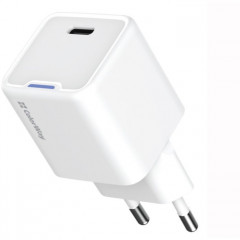 Зарядний пристрій ColorWay C101C GaN Mini 20W PD PPS USB-C white (CW-CHS059PD-WT)