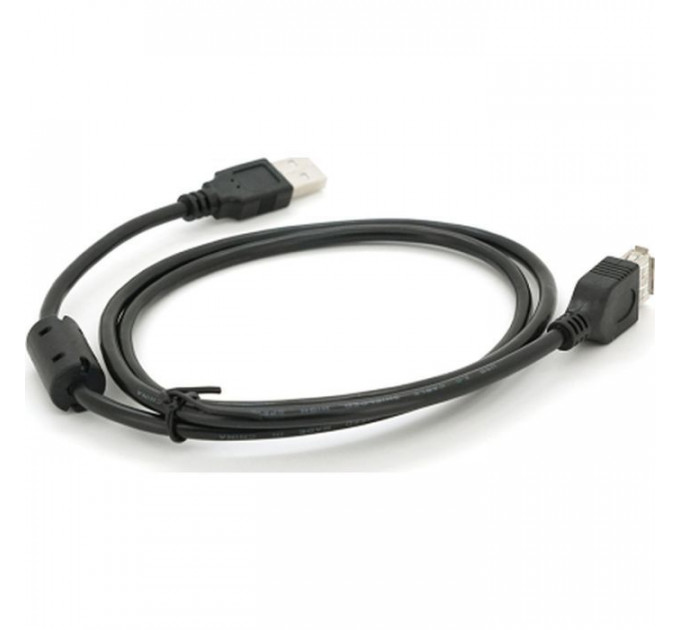 Дата кабель USB 2.0 AM\/AF 1.0m ferrite black Voltronic (YT-AM\/AF-1.0B)