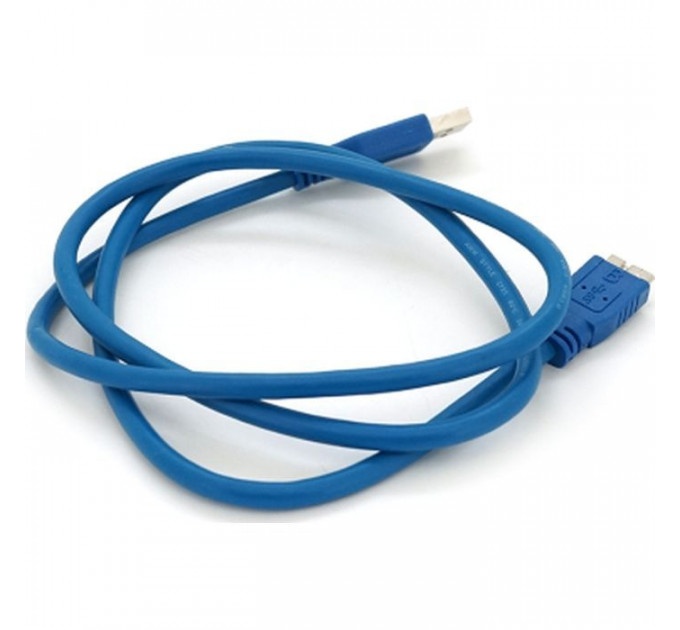 Дата кабель USB 3.0 AM to Micro B 1.0m blue Voltronic (YT-3.0AM\\Micro-B-1.0BL)