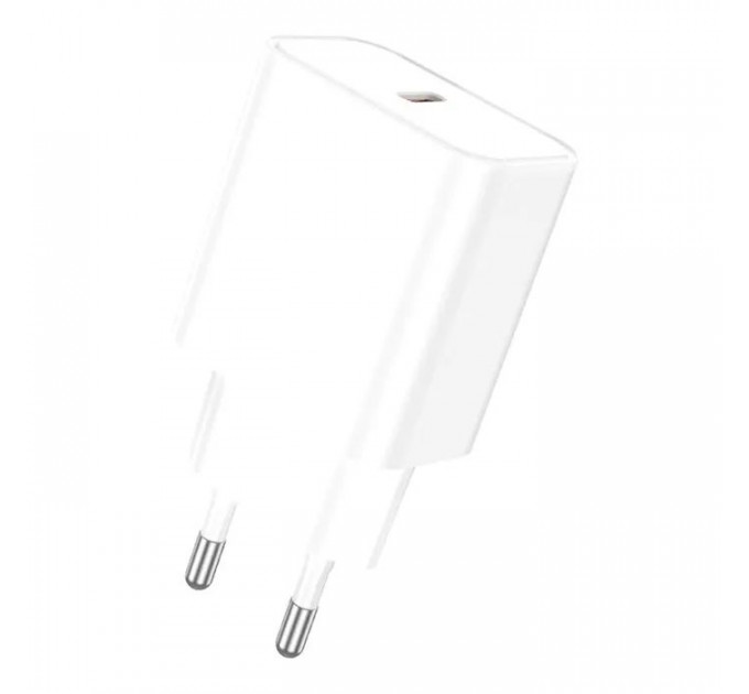 Зарядний пристрій BOROFONE BA71A USB-C PD20W white (6974443387964)