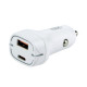 Зарядное устройство для XO 1xUSB QC3.0 + 1xUSB-C PD20W white (CC37-WH)