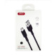 Дата кабель USB 2.0 AM to Micro 5P 1.0m 2.1A black XO (NB51-M-1-BK)