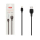 Дата кабель USB 2.0 AM to Lightning 1.0m 2.1A black XO (XO-NB-103-L-1-BK)