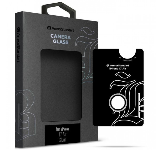 Скло захисне Armorstandart for Camera Supreme BI Apple iPhone 17 Air Transparent (ARM86452)