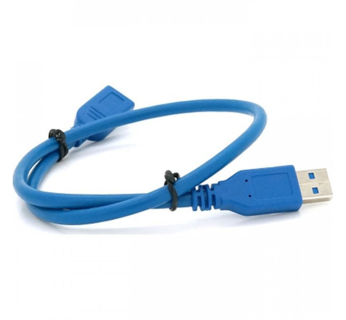 Дата кабель USB 3.0 AM\/AF 0.5m blue Voltronic (YT-3.0AM\\AF-0.5BL)