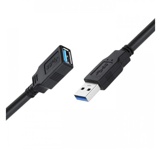 Дата кабель USB 3.0 AM\/AF 1.8m black ColorWay (CW-CBUF075-BK)