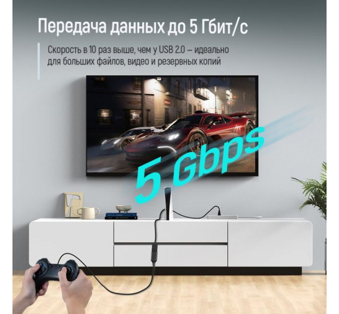 Дата кабель USB 3.0 AM\/AF 1.8m black ColorWay (CW-CBUF075-BK)