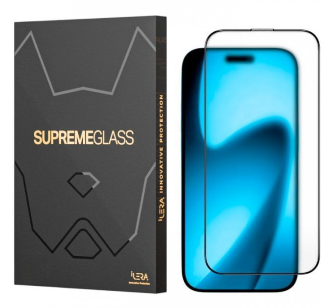 Стекло защитное iLera FrostedGlass 2.0 iPhone 17 Pro Max (ILFRGL17PRMX)