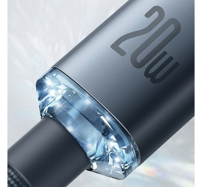 Дата кабель USB-C to Lightning 2.0m 20W blue Baseus (CAJY000303)