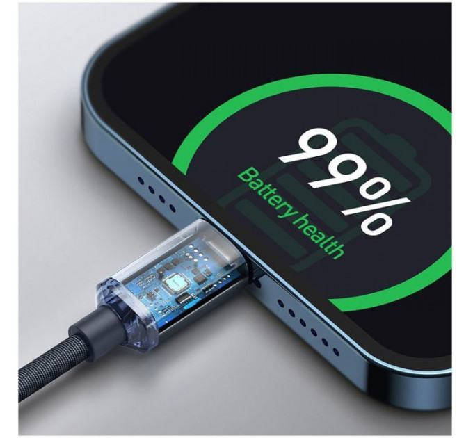 Дата кабель USB-C to Lightning 2.0m 20W blue Baseus (CAJY000303)