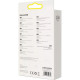 Дата кабель USB 2.0 AM to Lightning 2.0m 2.4A black Baseus (CAJY000101)