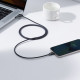 Дата кабель USB 2.0 AM to Lightning 2.0m 2.4A black Baseus (CAJY000101)