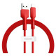 Дата кабель USB 2.0 AM to Lightning 1.0m red Baseus (CALGJ-09)