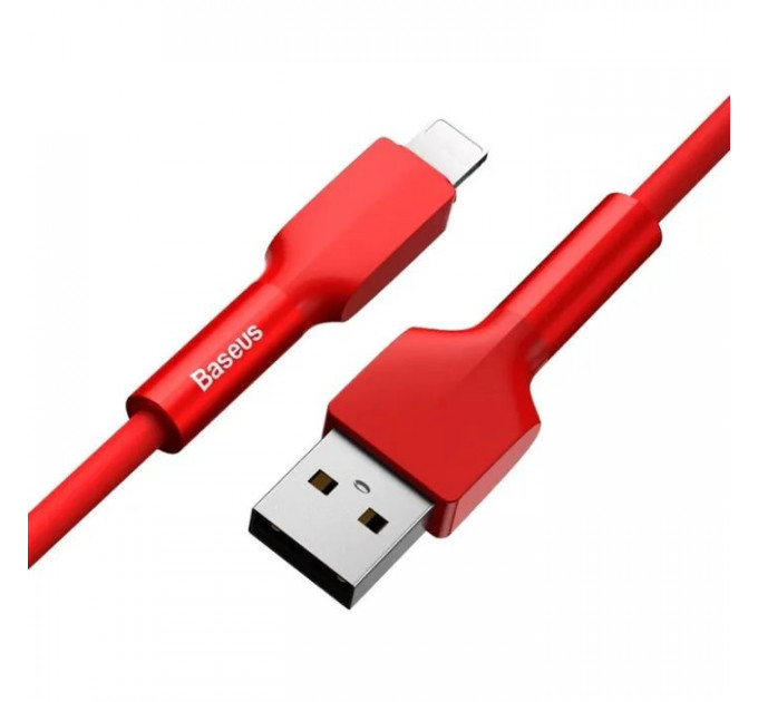 Дата кабель USB 2.0 AM to Lightning 1.0m red Baseus (CALGJ-09)