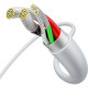 Дата кабель USB 2.0 AM to Micro 5P 1.0m 2A white Baseus (CAMYS-02)