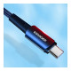 Дата кабель USB 2.0 AM to USB-C 2.0m 7A blue Essager (EXCT-XCA03)