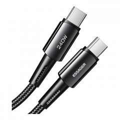 Дата кабель USB-C to USB-C 1.0m 240W Essager (EXCTT3-CG0G-P)
