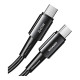 Дата кабель USB-C to USB-C 1.0m 240W Essager (EXCTT3-CG0G-P)