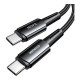 Дата кабель USB-C to USB-C 1.0m 240W Essager (EXCTT3-CG0G-P)