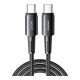 Дата кабель USB-C to USB-C 1.0m 240W Essager (EXCTT3-CG0G-P)