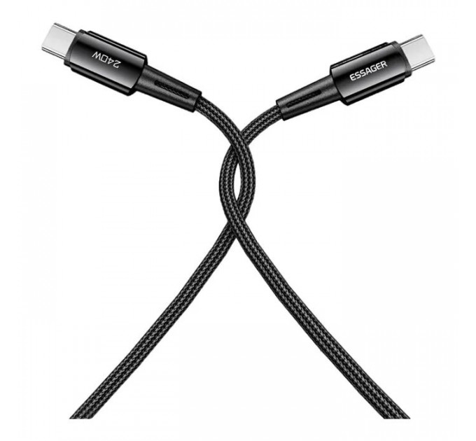 Дата кабель USB-C to USB-C 1.0m 240W Essager (EXCTT3-CG0G-P)
