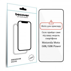 Скло захисне BeCover Motorola Moto G06 \/ G06 Power 4G Black (714364)