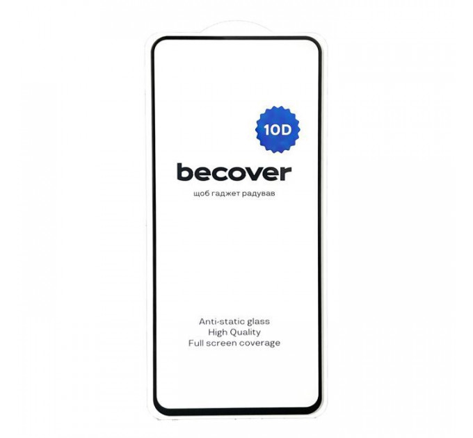 Стекло защитное BeCover 10D Oppo A5x \/ A5 2025 (4G\/5G) Black (713930)