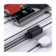 Зарядний пристрій Baseus 2xUSB-C 65W + 2xUSB GaN + cable USB-C to USB-C 100W 1.0m black (CCGP040101)