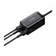 Зарядний пристрій Baseus 2xUSB-C 65W + 2xUSB GaN + cable USB-C to USB-C 100W 1.0m black (CCGP040101)